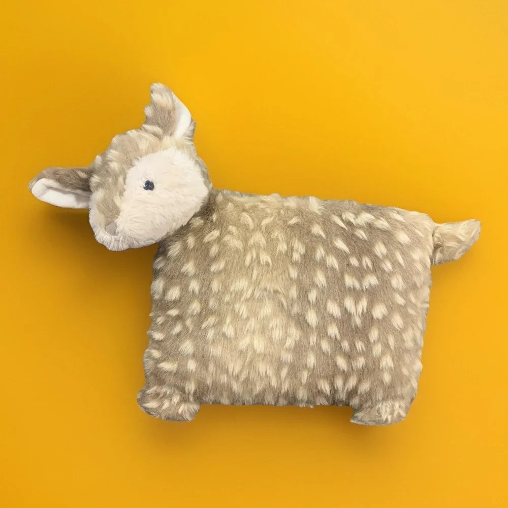 Pottery Barn Kids Pillow Fawn Deer Plush Animal Woodland (15x11) 2018